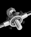 Premium M2.5 X 0.45 Right Hand Round Thread Die In HSS in die stock cutting a metal screw
