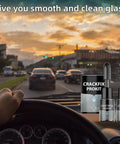 DIY Windshield Crack Repair Kit 2 Pack Pro Kit With Crystal Clear Deep Bonding Resin displayed on car dashboard