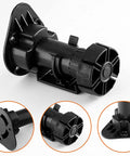 12 Pack Black Cabinet Leveler Legs For Furniture Adjustable Feet For Sofa Couch Chair And Cabinets Elevates From Approximately 3.8 Inches To 5 Inches Easy Replacement shown in detail from different angles