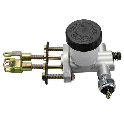 Heavy Duty Go Kart Hydraulic Brake Master Cylinder Replacement For 90cc To 250cc Go Karts And ATVs Aluminum Alloy Construction