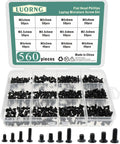 Beefy 560 Piece Black Carbon Steel Laptop Screw Set For Dell Samsung HP Sony Laptops M2 M2.5 M3 Phillips Miniature Screws