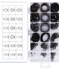 300 Piece Snap Ring Retaining Fastener Hardware Kit For Machines And Vehicles With Easy Open End Install, Mixed Sizes