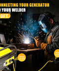 Welder using Welder Adapter Cord NEMA 14-30P To 6-50R, 30 Amp 4 Prong Dryer to 50 Amp 3 Prong Welder Receptacle, 10ft power cord