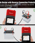 Car Battery Tester With Printer For 6V 12V And 24V Systems, A Handy Load Tester For Everyday Drivers That Quickly Checks Cranking Current, Internal Resistance, Battery Health And Overall Life, With Real Printouts, handheld with battery clamps