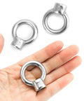 10 Pack Lifting Eye Nut Set 3/8 UNC Coarse Thread Marine Grade Stainless Steel 316 For Corrosion Resistant Lifting.