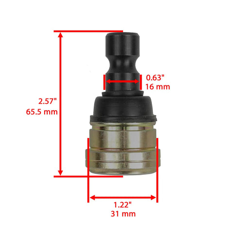 Front Lower Left A Arm For Polaris RZR 570 EFI 2012 2022 Must Have Replacement Kit With Ball Joint Long Pivot Shaft And Bushings For Durable UTV Steering Control, 65.5 mm part