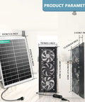 Dimensions of Solar Exhaust Fan Kit With 25W Solar Panel And Three Vent Fans Workhorse For Shed Chicken Coop Attic And Greenhouse.