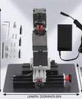 Handy Mini Milling Machine for DIY Metal and Wood Projects, 12V DC Multifunction Worktable Lathe, 12000 RPM, 0.02mm Precision, components