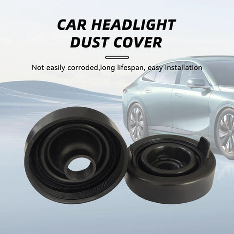 Two Pack Headlight Dust Caps For Cars Trucks And SUVs Heavy Duty Rubber Sealing Dust Covers Waterproof Dustproof