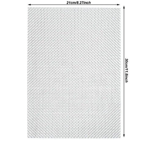 Stainless Steel Woven Wire Mesh 10 Mesh 12 By 8 Inch 3 Pack Built To Last No Rust With 1.98mm Openings And 0.6mm Wire Diameter For Garden Fences