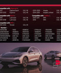 Compiled vehicle compatibility list for Alternator Replacement For Buick LaCrosse 2010 2016 And Chevy Captiva Sport Impala Equinox Impala Limited 2010 2020 Plus GMC Terrain 2010 2012 Replaces OE 11932 with side view of two cars.