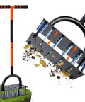 Your Go To Lawn Aerator Tool With 16 Iron Spikes And Ergonomic T Handle For Deep Soil Loosening And Yard Aeration A Real DIY Hero