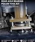 Rear Axle Bearing Puller And Install Tool Kit With 40mm Bearing Driver And Adapter Plate for ABS Tone Ring Removal and Installation