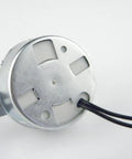 Rear view of TYC-40 12V Synchronous Motor 5 RPM CW CCW with wiring for low power draw and quiet operation, ideal for projects