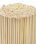 Make Your Next Craft Project A Real Deal Game Changer With These Top Shelf Unfinished Wooden Dowel Rods And Art And Craft Supplies, bamboo dowel rods stacked.