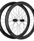 Road Bike Carbon Wheelset 700c Disc Brake Center Lock Thru Axle 45 50 53mm Depth 25mm Width For 8 9 10 11 Speed Cassette Tubeless