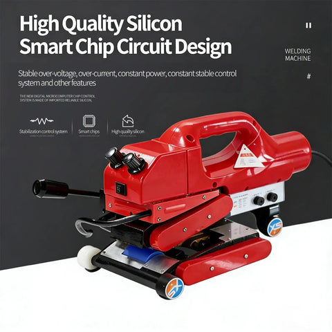 Tough As Nails Pro Grade Hot Wedge Plastic Welder For Pond Liners And HDPE Geomembrane Sealing with smart chip circuit design.