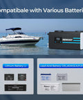 2000W Pure Sine Wave Inverter Charger For Off Grid Power System with boat and compatible batteries