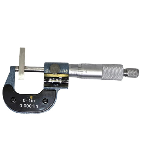 One Inch Outside Micrometer With Carbide Tips And Digit Counter Precision 0.0001 Inch Range From Zero To One Inch With 0.001 Inch Reading