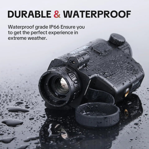 Beefed Up Thermal Imaging Monocular With 256x192 IR Resolution, 13mm Lens, 50Hz Night Vision, IP66 Weatherproof close-up