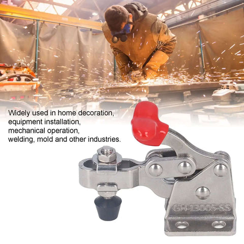 Quick Release Vertical Toggle Clamp For Woodworking 150 Lb Hold Easy Release Lever 304 Stainless Steel Fixture with welder