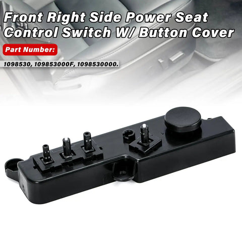Tesla Model 3 And Model Y Right Passenger Power Seat Switch Replacement For Front Seat Controls Including Forward Backward Up Down Tilt And Recline Fits 2017 Through 2022 close-up