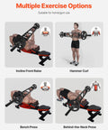Heavy Duty 2 Inch Swiss Bar With Three Grip Positions for bench press, hammer curl, incline front raise, and behind-the-neck press exercises.