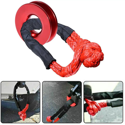 Ultra Tough 41000 Pound Recovery Ring Crafted From Aircraft Grade Aluminum For Winch Snatch Operations With Synthetic Rope
