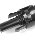 Close-up of MC4 Solar Panel Connectors Set 10 Pairs With Snap In Locking For A Snug Plug And Play Fit, MULTILAM Low Contact Resistance.