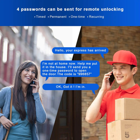 Touchscreen Smart Door Lock With Six In One Unlocking Fingerprint Scanner Anti Peep Password IC Card Bluetooth App Control
