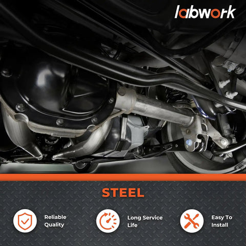 Heavy Duty Rear Carrier Differential Assembly For Cadillac CTS 2014 Through 2019 With 2.85 Gear Ratio showing steel components and installation features.