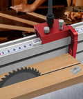 Aluminum Alloy T Track Fence Flip Stop For Miter Track Systems, Holds Tight On T Tracks, Easy To Adjust, No Fuss Woodworking Stop