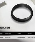 Handy Male To Male M48 Thread Telescope Adapter That Converts Your Female Threads To Male And Gives You An Extra Couple Millimeters Of Depth In Your Astro Setup With Solid Anodized Aluminum Build on specifications sheet