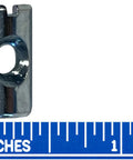 Heavy Duty 1/4-20 Thread Cross Dowel Barrel Nut 3/8 Inch Diameter 3/4 Inch High Zinc Plated Steel Center Fastening Hardware