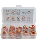 Heavy Duty Flat Copper Washers Kit Nuts And Bolts Diesel Injector Seals Fits Marine Industrial Auto Cars Heat Resistant Stuff Keep Engines Smooth Without Leaking While You Save Cash Doing It Yourself Now And Make Your Ride Perform Sweet. 200-piece assorted sizes in case