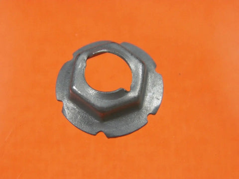 Heavy Duty Self Threading Flanged Pal Nuts For Gm Ford Mopar Side Markers Zinc Plated Half Inch Hex Three Quarter Flange.330 Stud Pack Of Twenty Five Snaps Right On For Rattle Free Bolt Ups