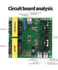 40KHz Ultrasonic Cleaner Drive Board Kit detailed circuit board with labeled components for DIY ultrasonic cleaning