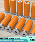12 Gauge Snap Caps Training Rounds Set For Safe Loading And Dry Fire Practice, close to real weight dummy rounds, 12 pieces