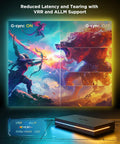 HDMI 2.1 AI Sync Box 2 With RGBWIC For 55 To 65 Inch TVs Delivers 8K 60Hz And 4K 144Hz, screen sync display with VRR and ALLM