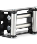 Beefy Heavy Duty Winch Roller Fairlead Galvanized To Fit 110mm 4.3in Hole Distance With Sturdy Construction And Friction Reducing Design