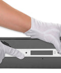 Person handling No-Fuss Tool-Less Ball Bearing Sliding Rail Kit for Rackmount Chassis installation