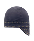 Midweight Flame Resistant Welding Cap CAT II 6 Panel Hat Size 7 1/4 Dark Grey, Water And Oil Repellent Cotton Twill Side View
