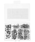 Stainless Steel Retaining Ring Circlip Assortment Kit With Storage Case 300 Pcs Rust Resistant Open Split Washers in case