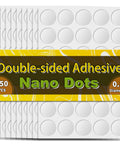 350 Pcs Double Sided Clear Adhesive Dots 0.8 Inch Removable Waterproof Mounting Putty packaging image