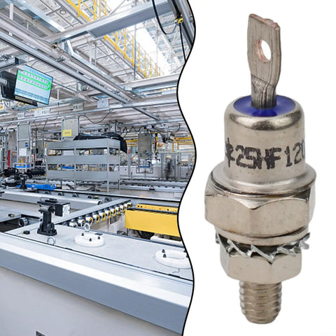 High Performance Stud Mount Diode 1200V For Welding Machine Power Supply Converter And Motor Control With Wide Current Range And Easy Maintenance Design in a factory setting.