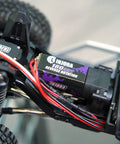 Installed 180 Pro Brushed 48T Motor For TRX4M 1 18 Scale RC Crawler Upgrade with wiring visible