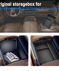 Hyundai Palisade 2026 Center Console Organizer Tray for 7 Seat Calligraphy Trim featuring storage area and tray compartments.