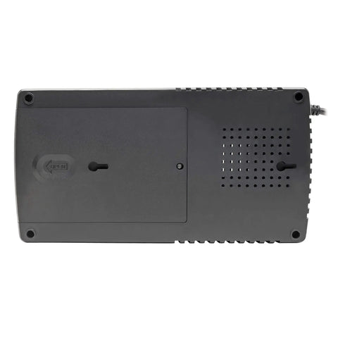 550VA UPS Battery Backup With AVR Power Regulation And 8 Outlet Surge Protector For Home Office, Dataline Protection, 300W Output, Keeps Your PC And Monitor Running Through Outages, Brownouts And Surges, 3 Year Warranty