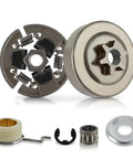 Three Eighth Inch Sprocket Clutch Kit For Stihl Chainsaws 017 018 021 023 025 MS170 MS180 MS210 MS230 MS250 With Washer E Clip Bearings Replacement. Includes clutch and gear components.