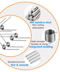 10 Pack Stainless Steel Torsion Springs for Tools Maintenance 0.5mm Wire Diameter 5mm Outer Diameter 180 Degree Deflection 9 Turns Sturdy 304 Stainless Steel with High Fatigue Resistance for DIY Workshop Repairs, 304 stainless steel